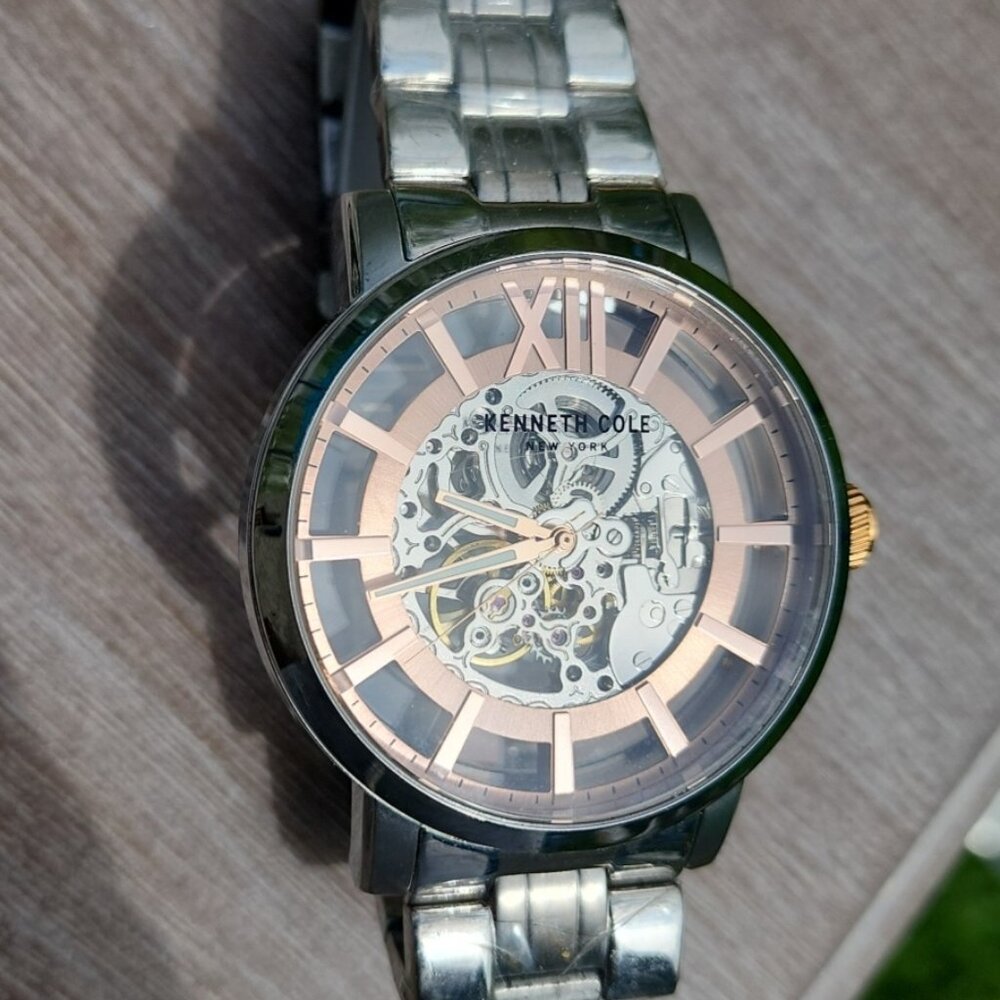 Kenneth Cole Mens Automatic Skeleton Watch